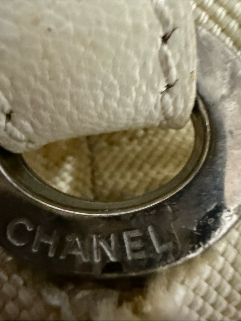 CHANEL Quilted Lambskin & Canvas CC Charm Tote 11 series - Picture 3 of 5
